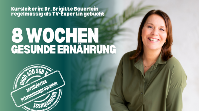 Gesundheitsführerschein online – Einführung in nachhaltige und gesunde Ernährung