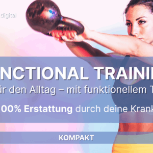 Gesundheitsführerschein online – Functional Kräftigungsworkout Kompakt