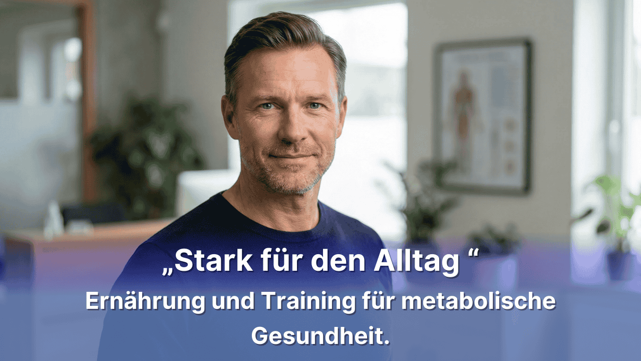 Ernährung und Training für metabolische Gesundheit.