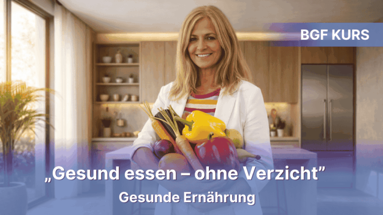 BGF – Gesundheitsführerschein online – Einführung in nachhaltige und gesunde Ernährung